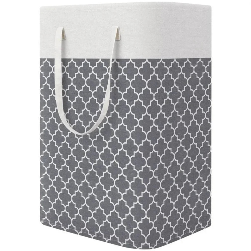 Laundry Hamper 75L Foldable Waterproof Fabric Clothes Basket Handles - Image 6