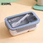 Leak Proof Bento Lunch Box Cutlery Microwave Safe Meal Prep Container - Image 10