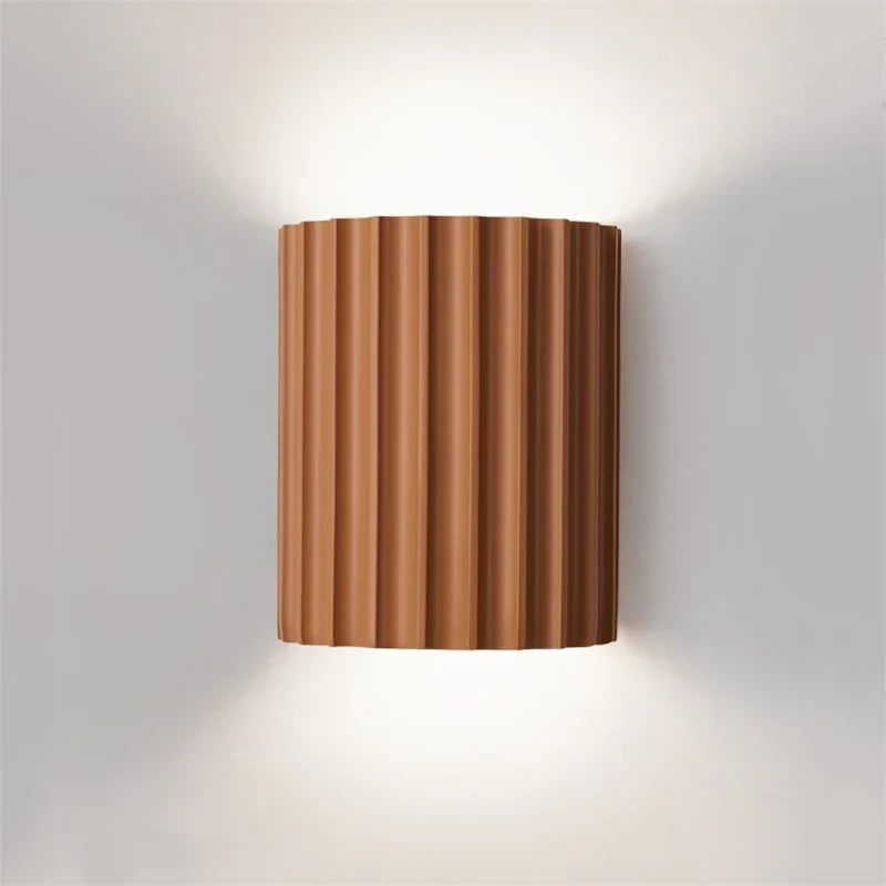 Modern Wall Sconce Nordic Resin Indoor Wall Light Ambient Bedroom Lamp - Image 8