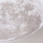 Moon Round Flush Ceiling Light Soft Ambient Indoor Lighting