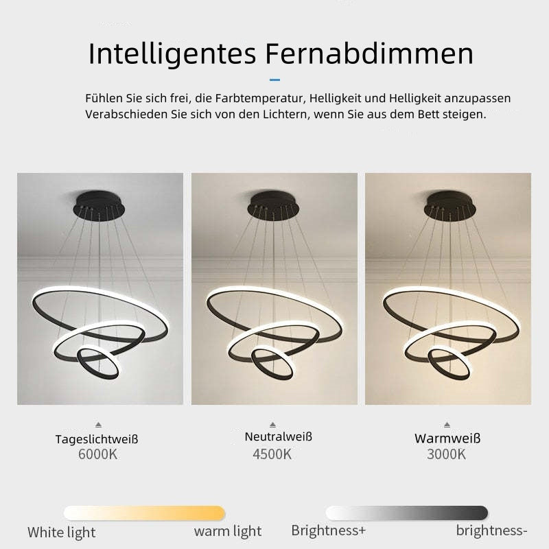 Seraphis: Moderne LED-Pendelleuchte im Ringdesign – für Esszimmer & Wohnzimmer - Image 11