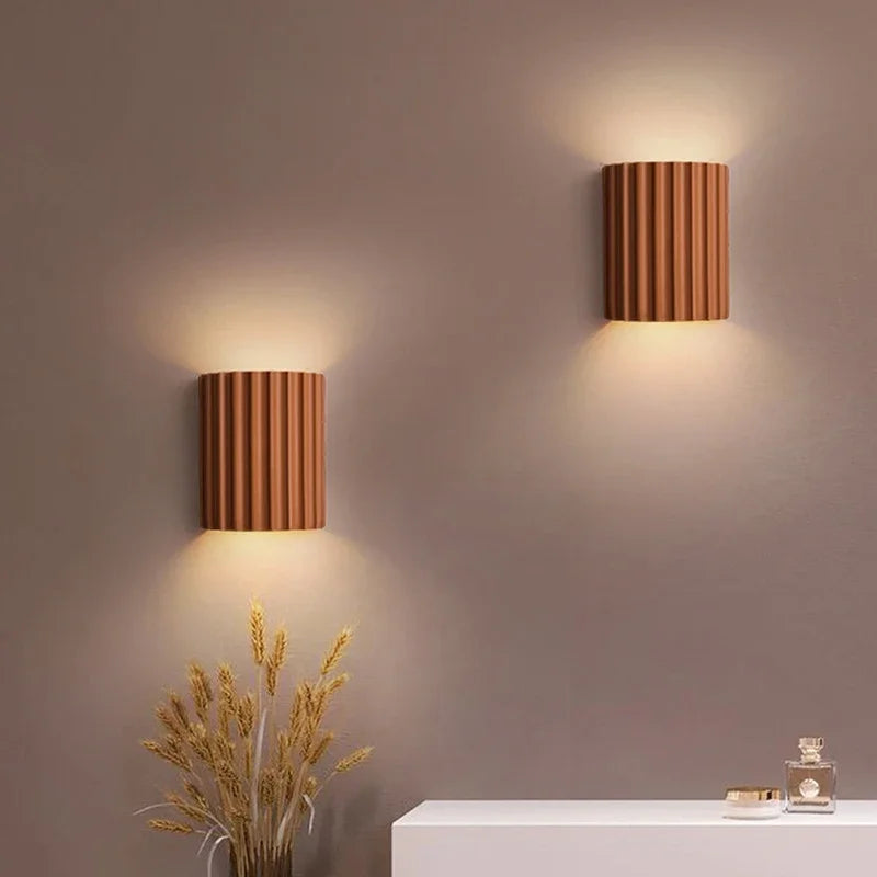 Modern Wall Sconce Nordic Resin Indoor Wall Light Ambient Bedroom Lamp - Image 3