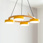 Decorative Bird Chandelier Round LED Hanging Light