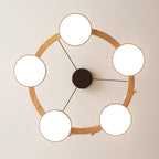 Decorative Bird Chandelier Round LED Hanging Light