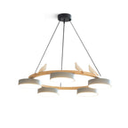 Decorative Bird Chandelier Round LED Hanging Light
