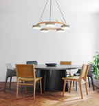 Decorative Bird Chandelier Round LED Hanging Light