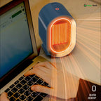 Quiet Small Electric Heater with Adjustable Thermostat