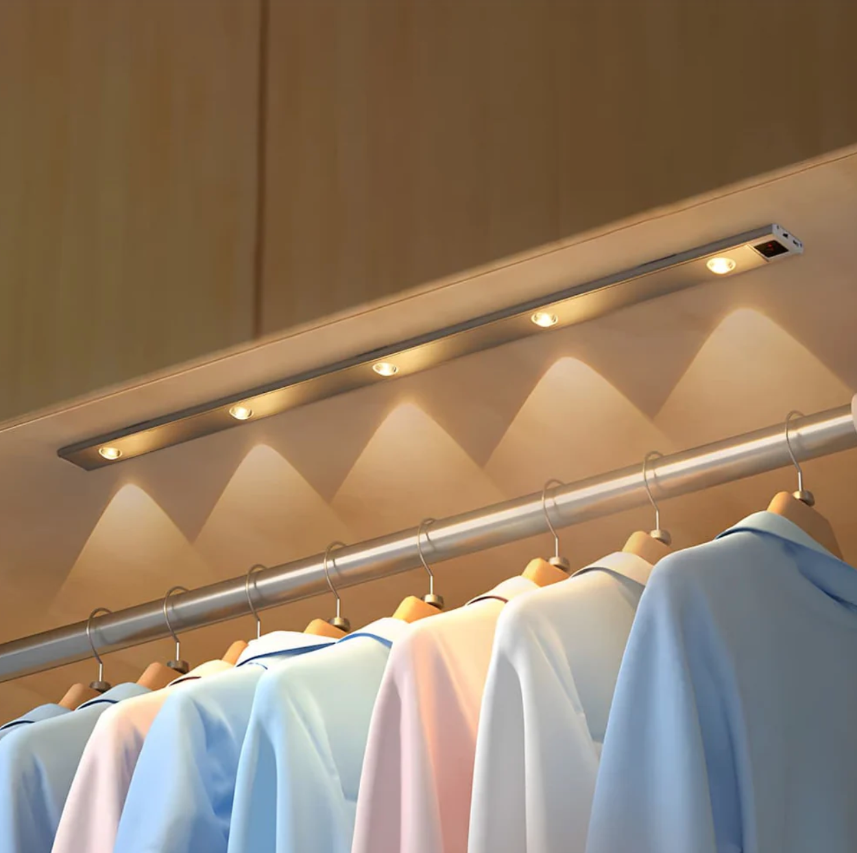 SmartWall: Wiederaufladbare LED-Wandleuchte mit Bewegungssensor & Touch-Dimmer – für Innenräume & Treppenhaus - Image 4