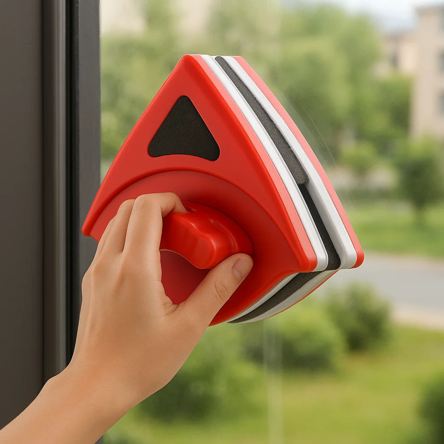 Safe Double‑Sided Window Cleaning Tool for Hard‑to‑Reach Glass