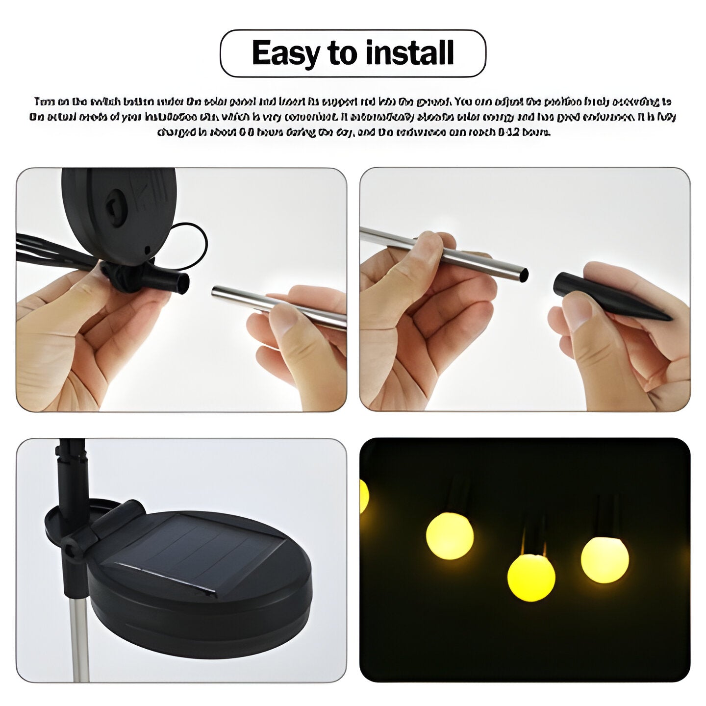 Solar Decorative Garden Lights Decorative Outdoor Path and Garden Lighting