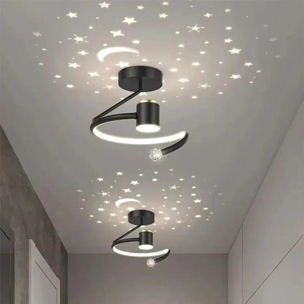 StellaGlow: Runde LED-Deckenleuchte mit Sternenhimmel-Effekt & dimmbarer Lichtfarbe – für Schlafzimmer & Kinderzimmer - Image 4