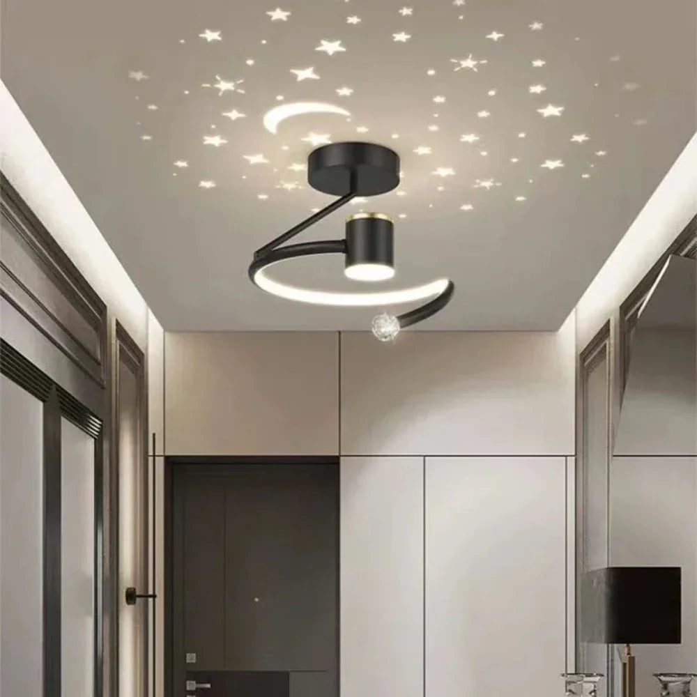 StellaGlow: Runde LED-Deckenleuchte mit Sternenhimmel-Effekt & dimmbarer Lichtfarbe – für Schlafzimmer & Kinderzimmer - Image 5