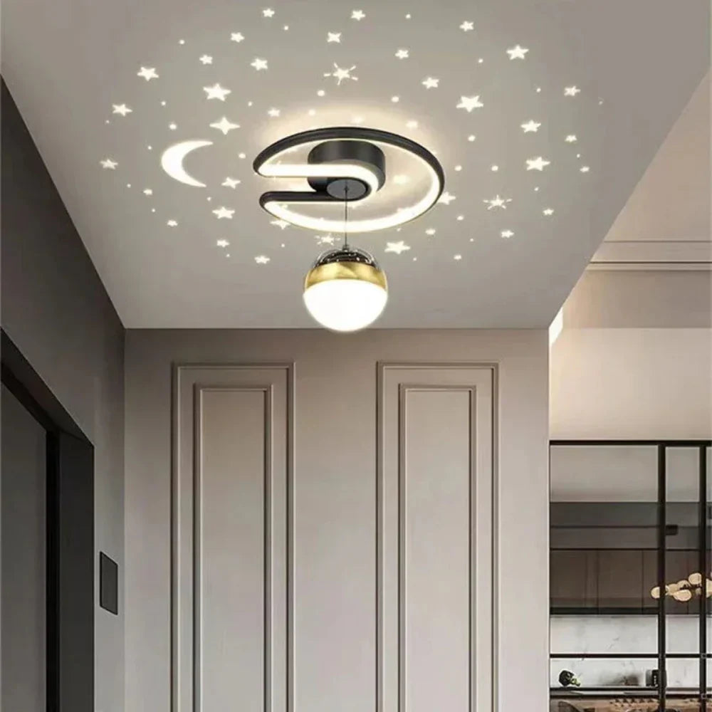 StellaGlow: Runde LED-Deckenleuchte mit Sternenhimmel-Effekt & dimmbarer Lichtfarbe – für Schlafzimmer & Kinderzimmer - Image 6