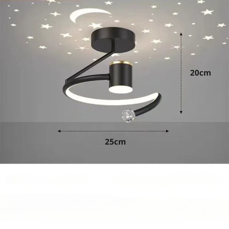 StellaGlow: Runde LED-Deckenleuchte mit Sternenhimmel-Effekt & dimmbarer Lichtfarbe – für Schlafzimmer & Kinderzimmer - Image 7