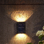 SunAura: Kabellose LED-Solar-Außenwandleuchte – stimmungsvolle Gartenbeleuchtung für Terrasse & Einfahrt - Image 4