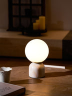 Contemporary Orb Accent Table Lamps for Indoor Use