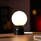 Contemporary Orb Accent Table Lamps for Indoor Use