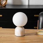 Contemporary Orb Accent Table Lamps for Indoor Use