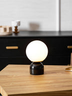 Contemporary Orb Accent Table Lamps for Indoor Use