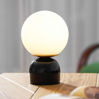 Contemporary Orb Accent Table Lamps for Indoor Use
