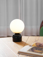 Contemporary Orb Accent Table Lamps for Indoor Use