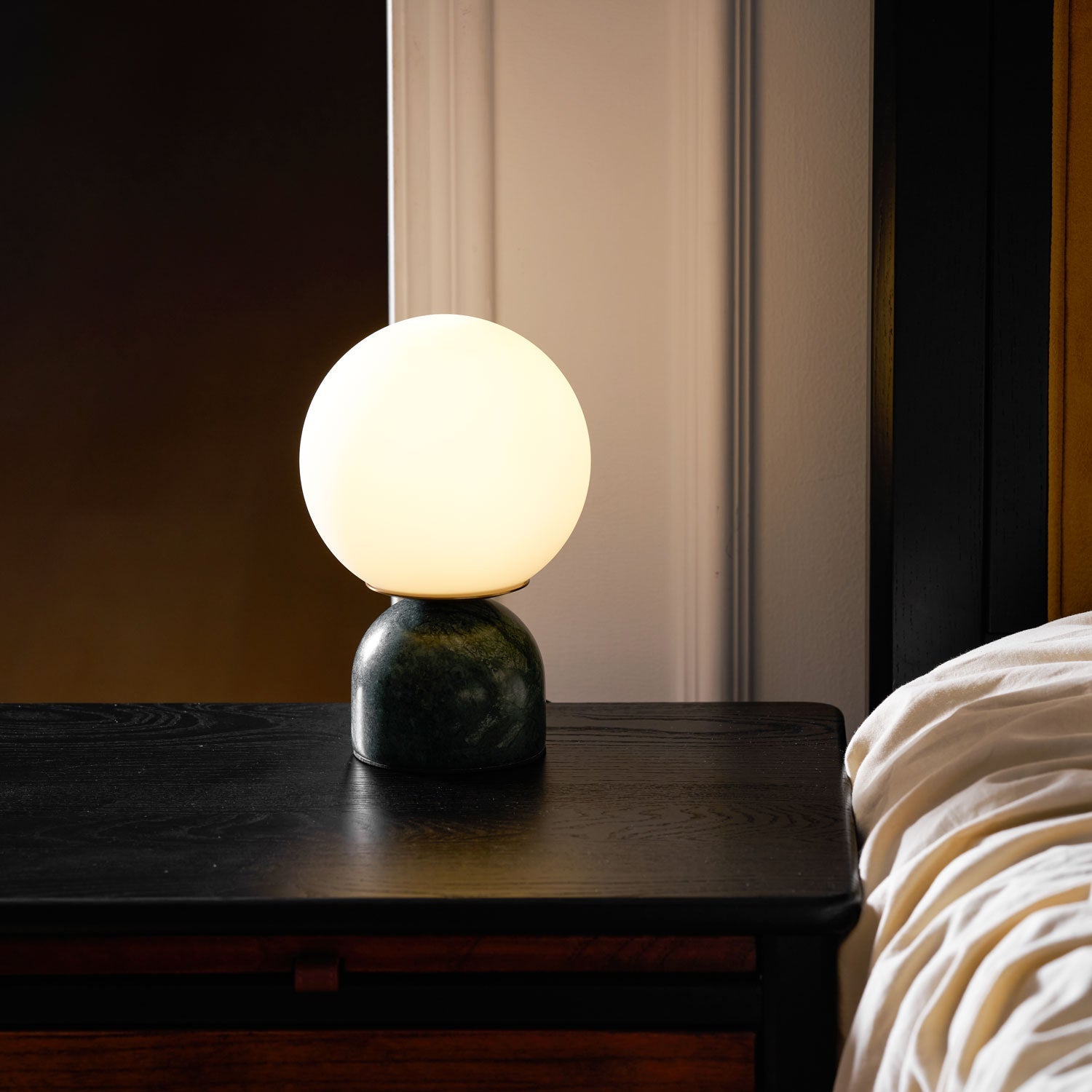 Contemporary Orb Accent Table Lamps for Indoor Use