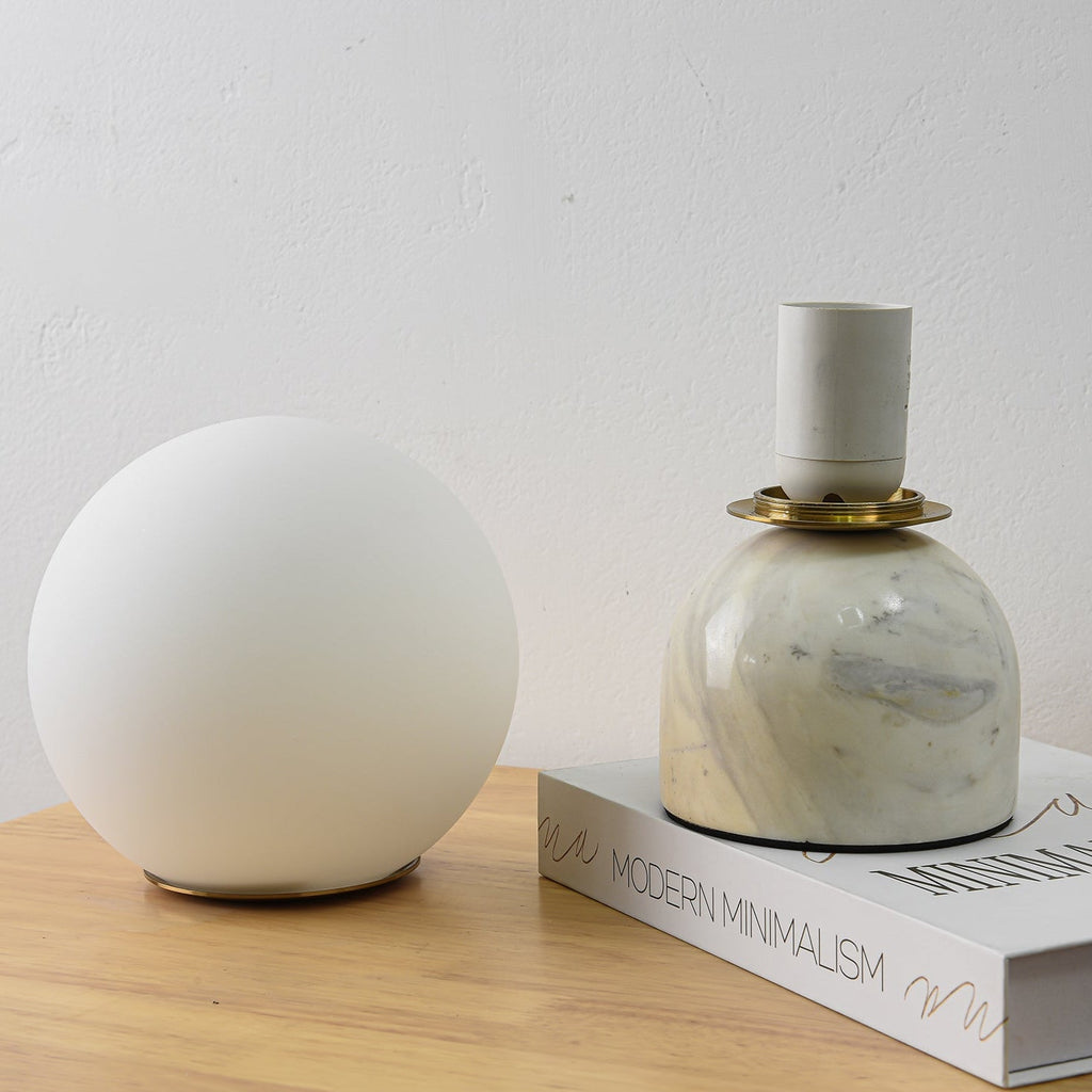 Contemporary Orb Accent Table Lamps for Indoor Use