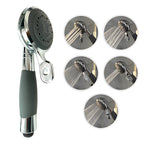 Adjustable Chrome High-Pressure Handheld Shower Head - Water-Saving - Image 2