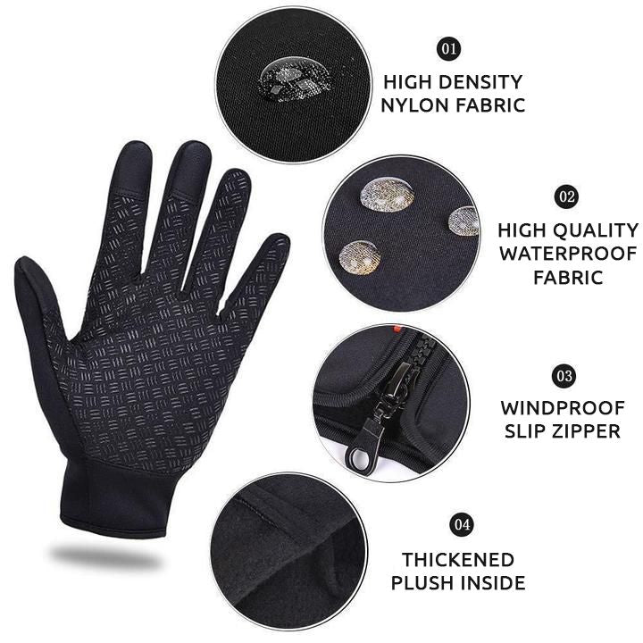 Unisex Thermal Gloves Heated-Style Cycling and Ski Gloves
