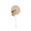 Modern Travertine Wood Wall Sconce Adjustable Spotlight - Image 16