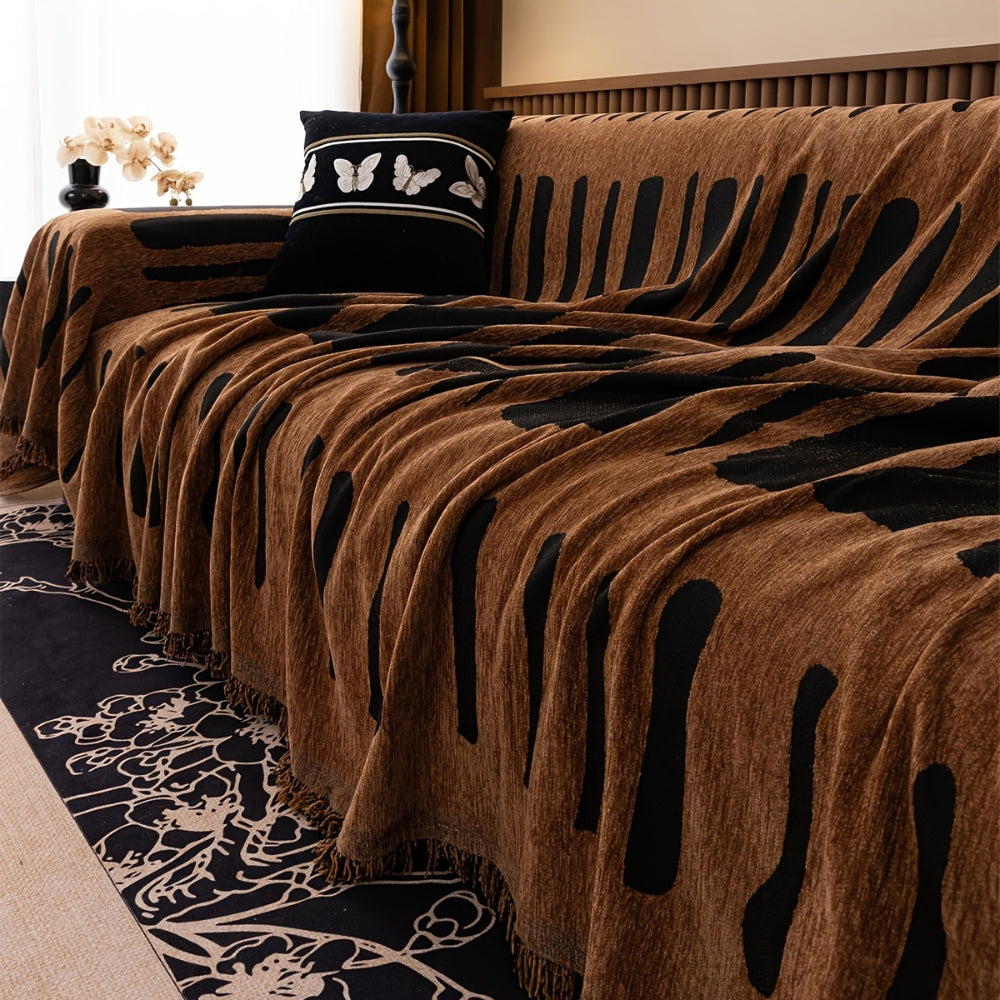 TribaLoom: Gewebter Sofaschoner mit Tribal-Design & weicher Struktur – für Couch & Wohnbereich - Image 9