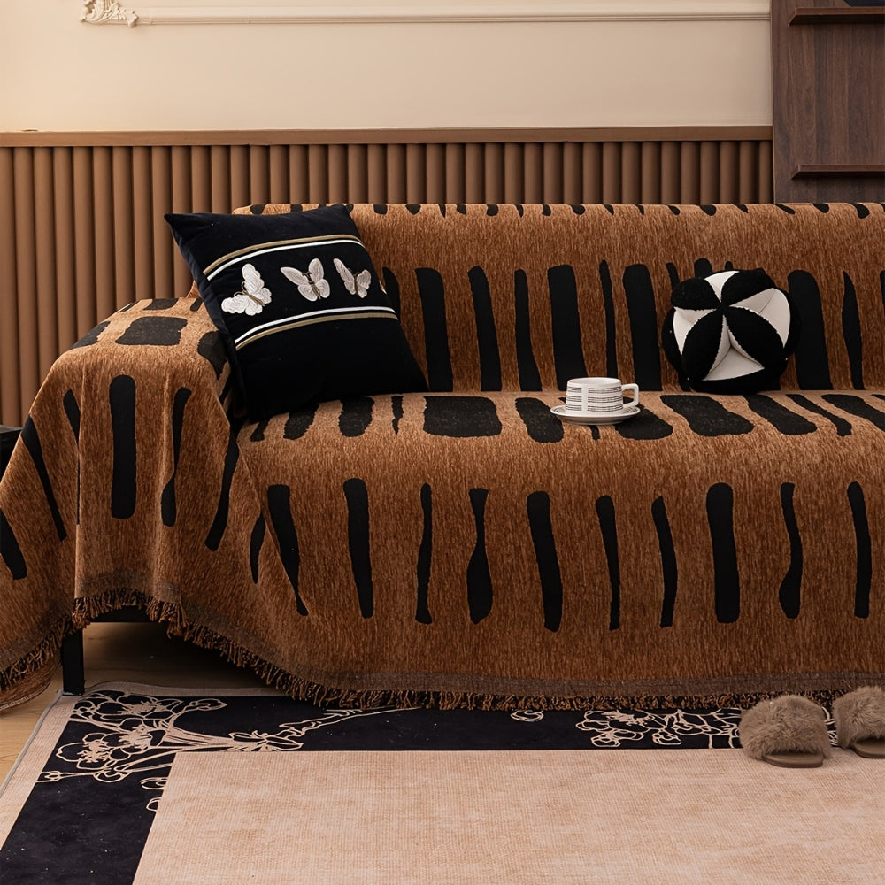 TribaLoom: Gewebter Sofaschoner mit Tribal-Design & weicher Struktur – für Couch & Wohnbereich