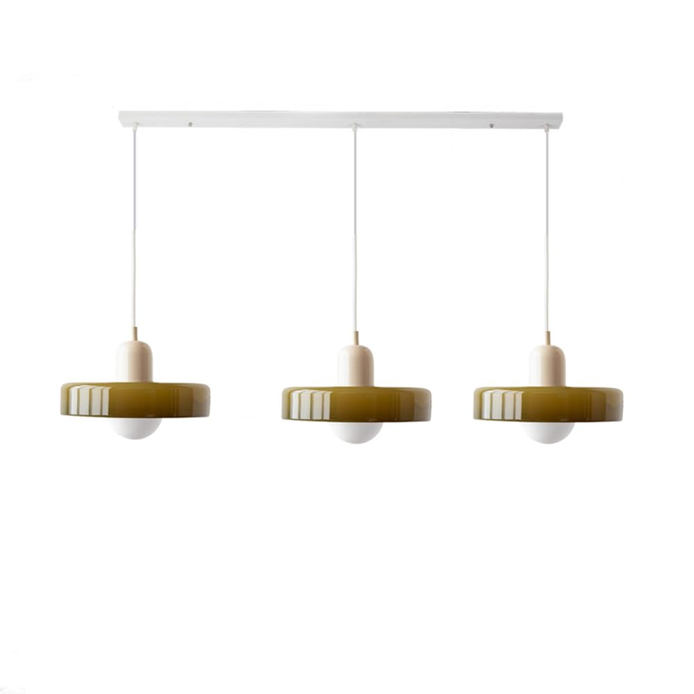 TrioLumen: Pendelleuchte 3-flammig Glas modern – farbige Hängeleuchte für Esszimmer - Image 19