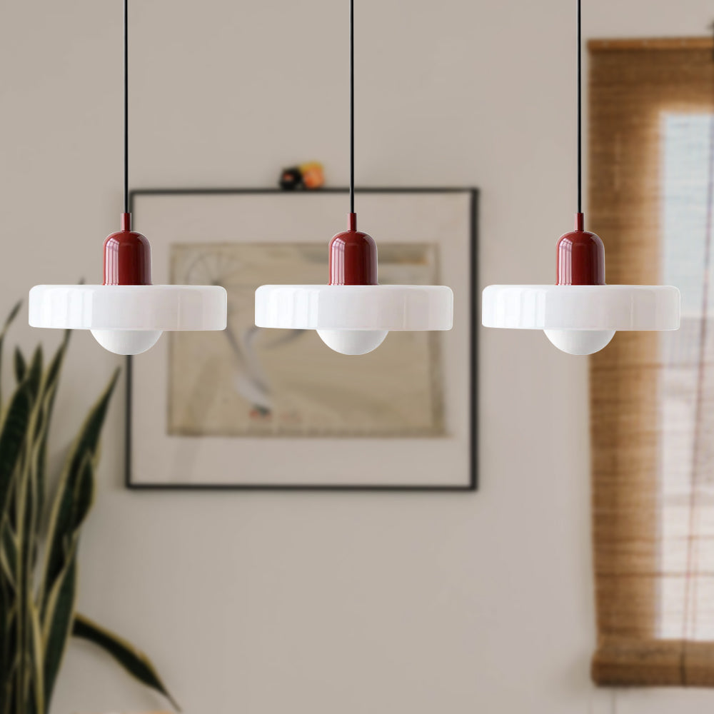 TrioLumen: Pendelleuchte 3-flammig Glas modern – farbige Hängeleuchte für Esszimmer - Image 24