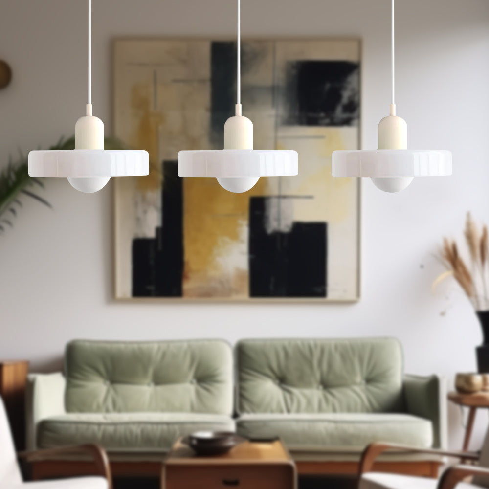 TrioLumen: Pendelleuchte 3-flammig Glas modern – farbige Hängeleuchte für Esszimmer - Image 30