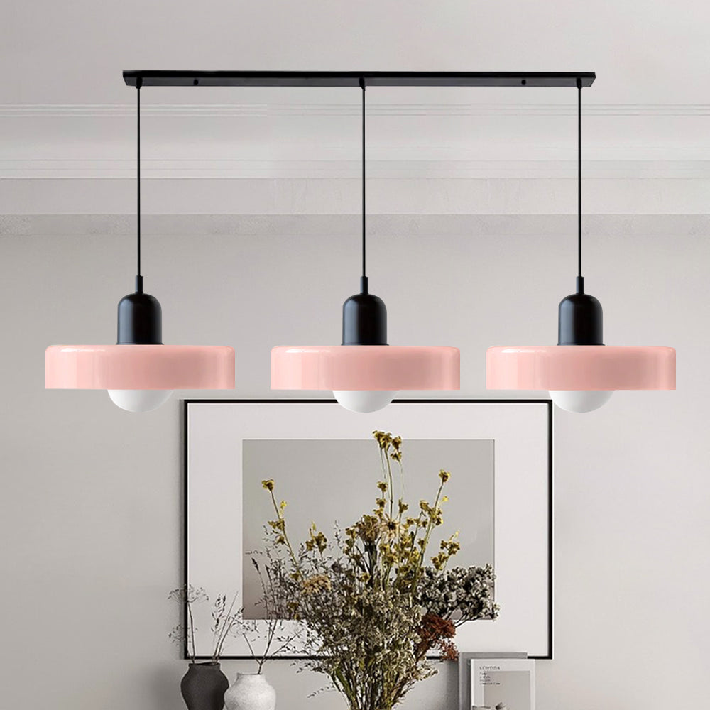 TrioLumen: Pendelleuchte 3-flammig Glas modern – farbige Hängeleuchte für Esszimmer - Image 39