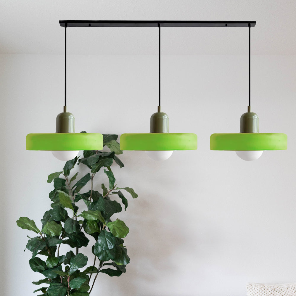 TrioLumen: Pendelleuchte 3-flammig Glas modern – farbige Hängeleuchte für Esszimmer - Image 59