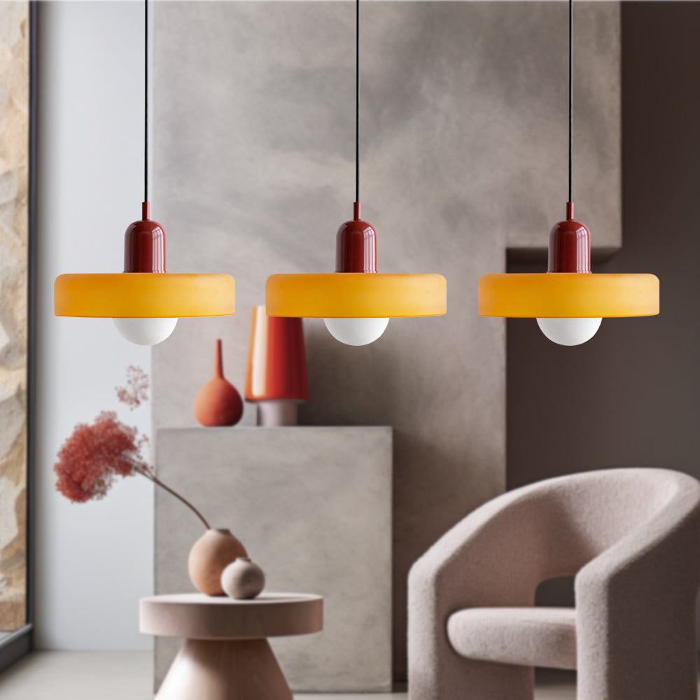 TrioLumen: Pendelleuchte 3-flammig Glas modern – farbige Hängeleuchte für Esszimmer - Image 61