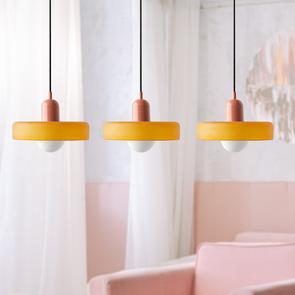 TrioLumen: Pendelleuchte 3-flammig Glas modern – farbige Hängeleuchte für Esszimmer - Image 63