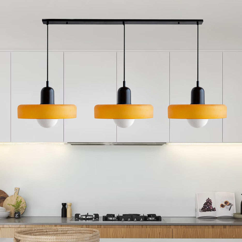 TrioLumen: Pendelleuchte 3-flammig Glas modern – farbige Hängeleuchte für Esszimmer - Image 66