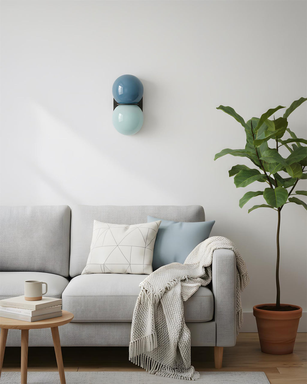 Stacked Wall Lights with Contemporary Design