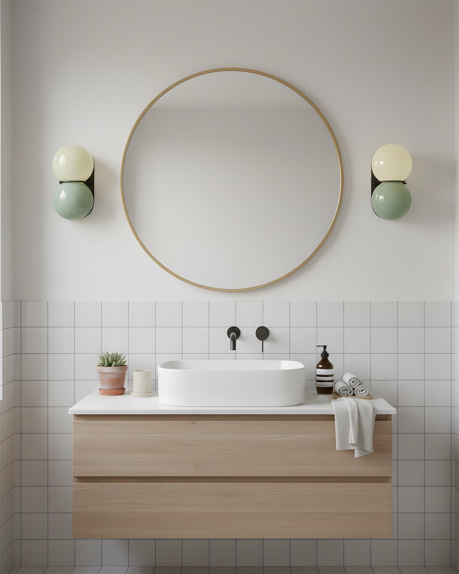 Stacked Wall Lights with Contemporary Design