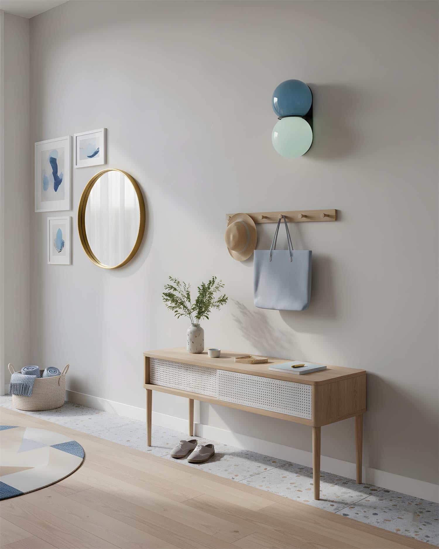 Stacked Wall Lights with Contemporary Design