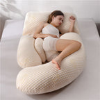 U-Shaped Pregnancy Pillow Full Body Support for Side Sleepers