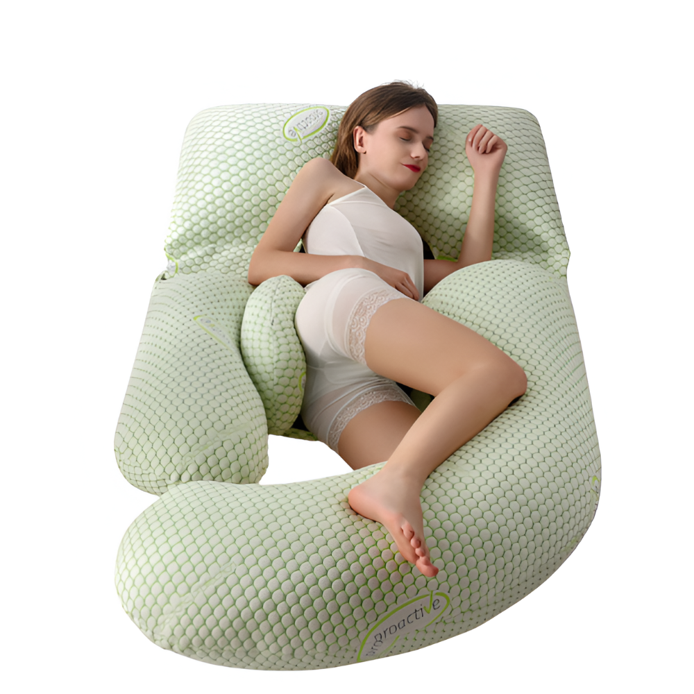 U-Shaped Pregnancy Pillow Full Body Support for Side Sleepers