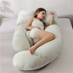 U-Shaped Pregnancy Pillow Full Body Support for Side Sleepers