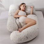 U-Shaped Pregnancy Pillow Full Body Support for Side Sleepers