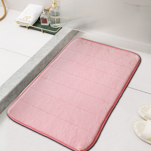 Bath Mat Non-Slip Absorbent Quick-Dry Microfiber Bathroom Mat - Image 2