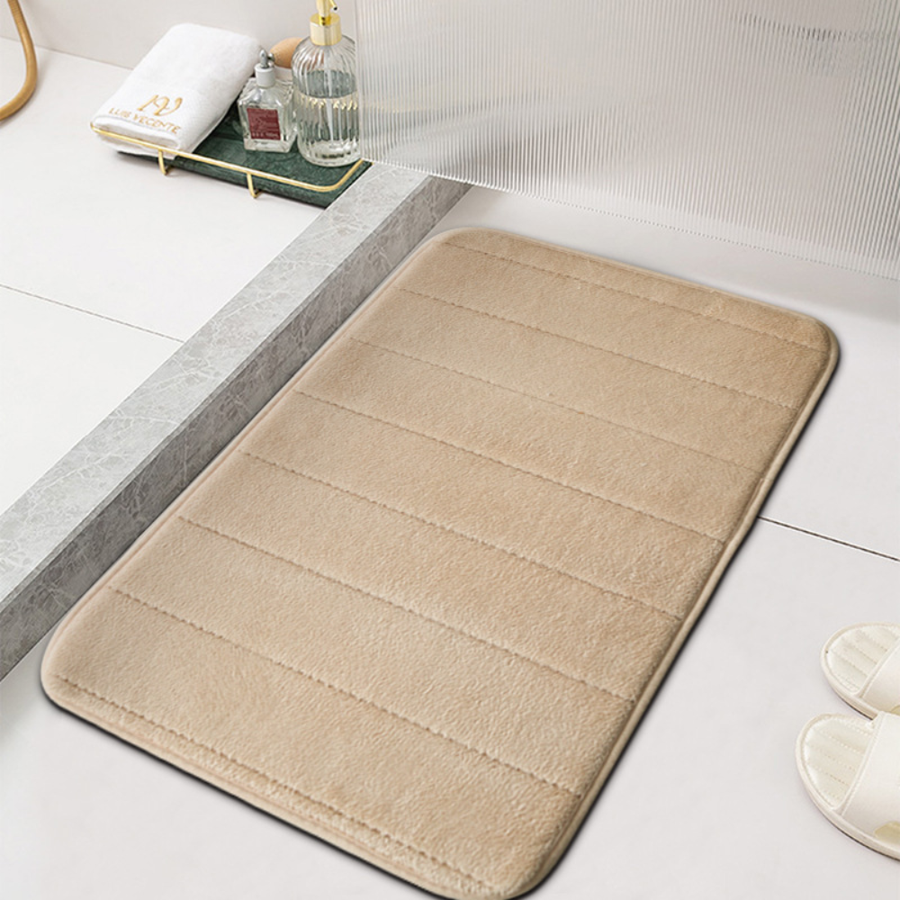Bath Mat Non-Slip Absorbent Quick-Dry Microfiber Bathroom Mat - Image 6