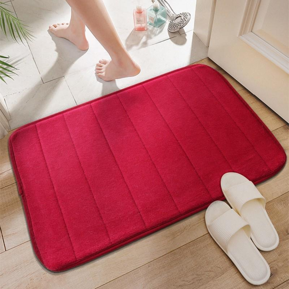 Bath Mat Non-Slip Absorbent Quick-Dry Microfiber Bathroom Mat - Image 7